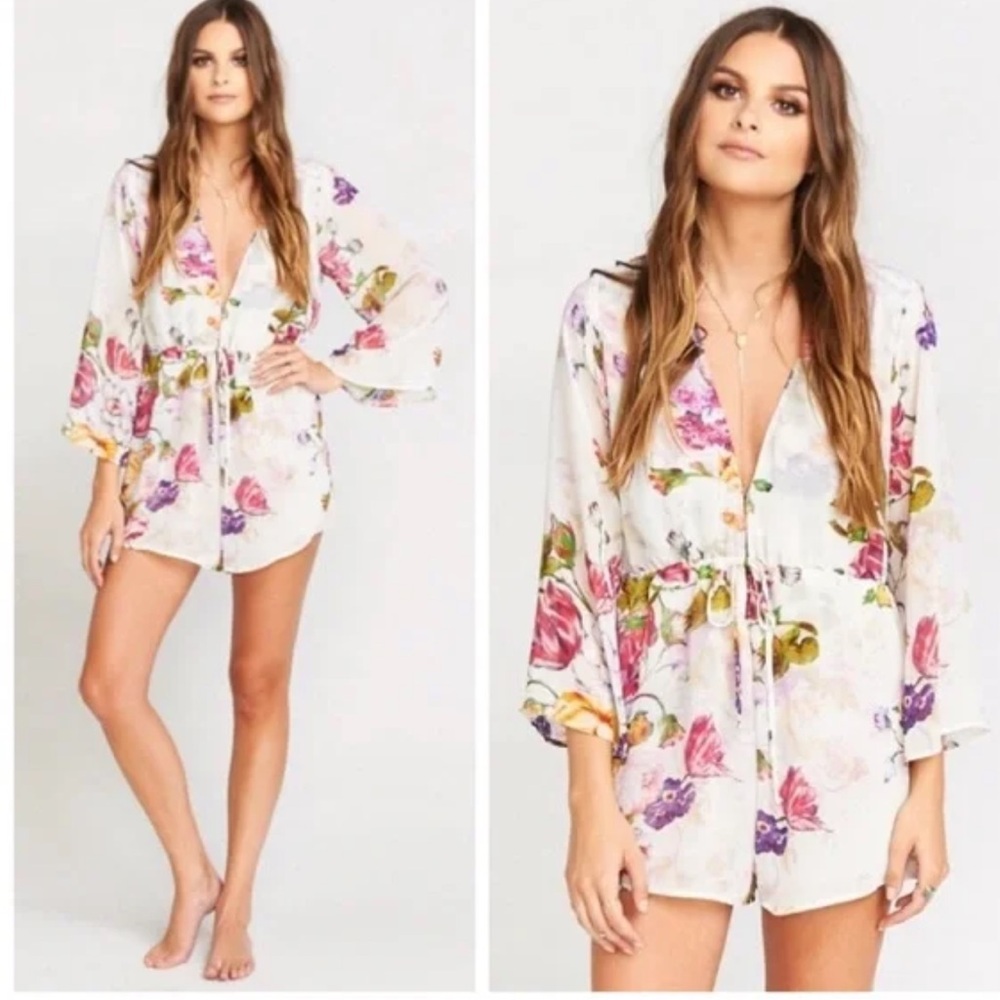 Show Me Your MuMu aRoxy Floral romper size Large